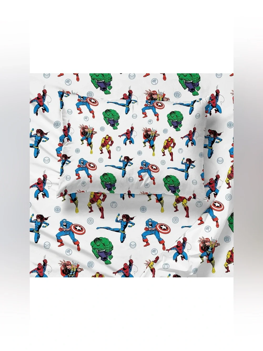 *LIKE NEW* Kids Avengers 4 piece Bedding Sheet Set - FULL SIZE
